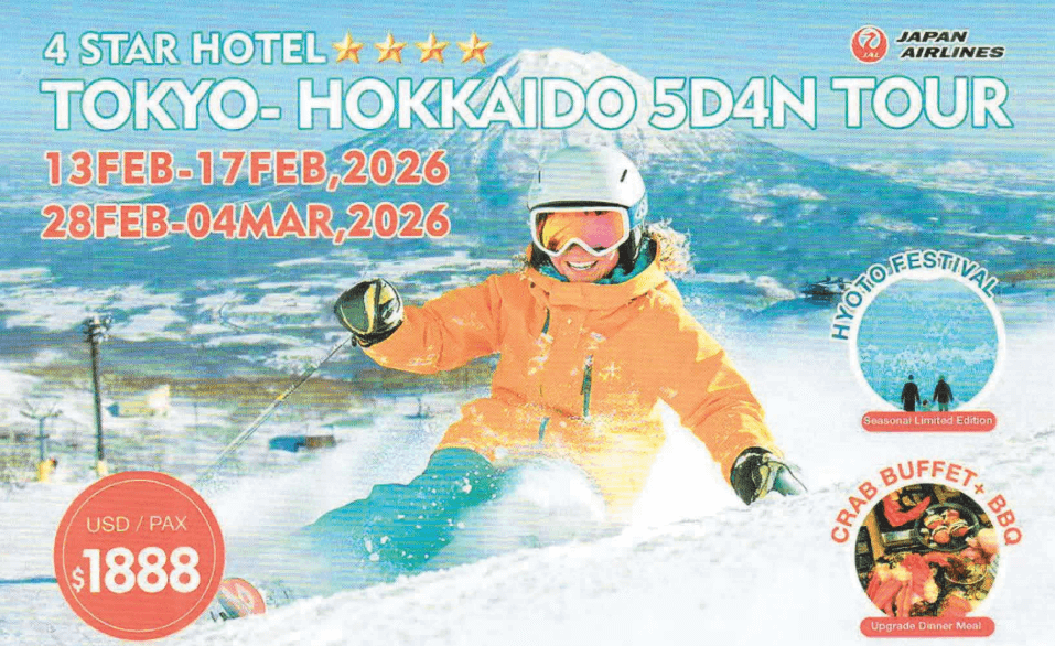 TOKYO-HOKKAIDO 5D4N