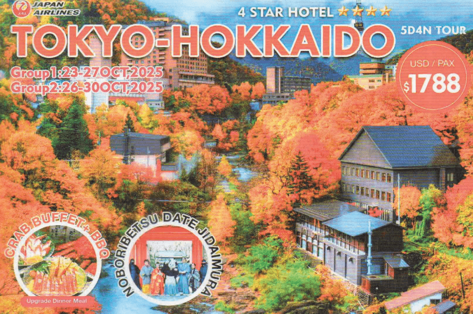 TOKYO-HOKKAIDO 5D4N
